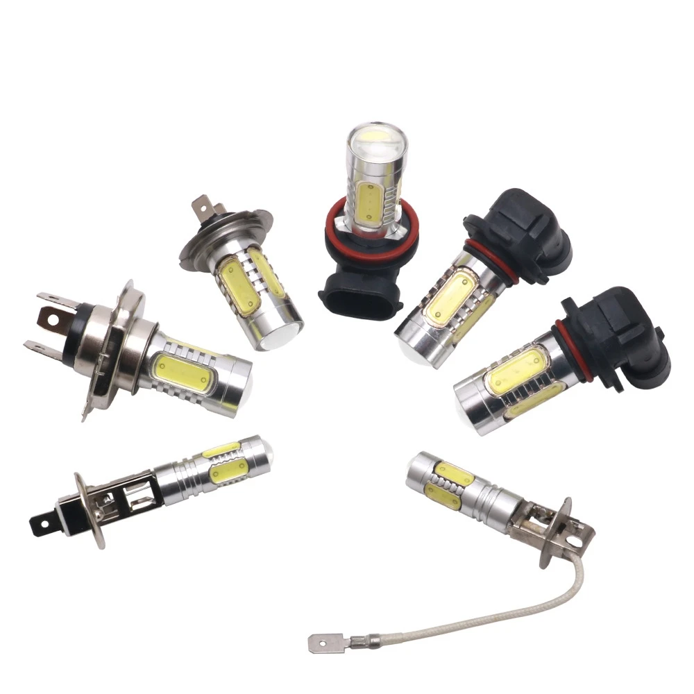1 шт 12V 7 5 W H7 H4 H8 H11 9005 9006 светодиодный головной светильник лампы COB туман дневные