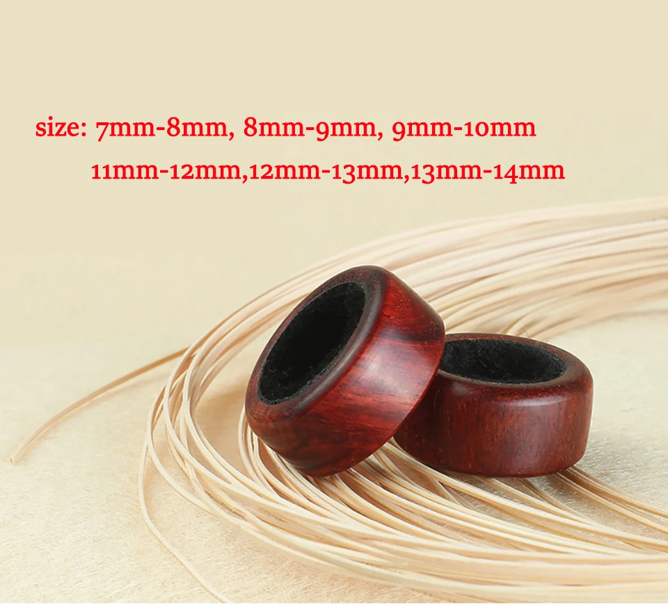 7mm-14mm LINNHUE Удочка из красного дерева, клип уплотнительное кольцо крови сандалового дерева анти-плавательная маска рыболовные принадлежности для предотвращения Рыбная Удочка от падения - Цвет: 7mm-14mm