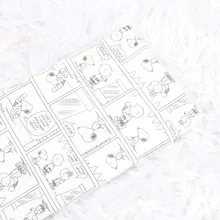 Половина метра хлопок саржевая матовая ткань с принтом собаки из мультфильма ручной работы DIY одежда платье ткань мягкая CR-295