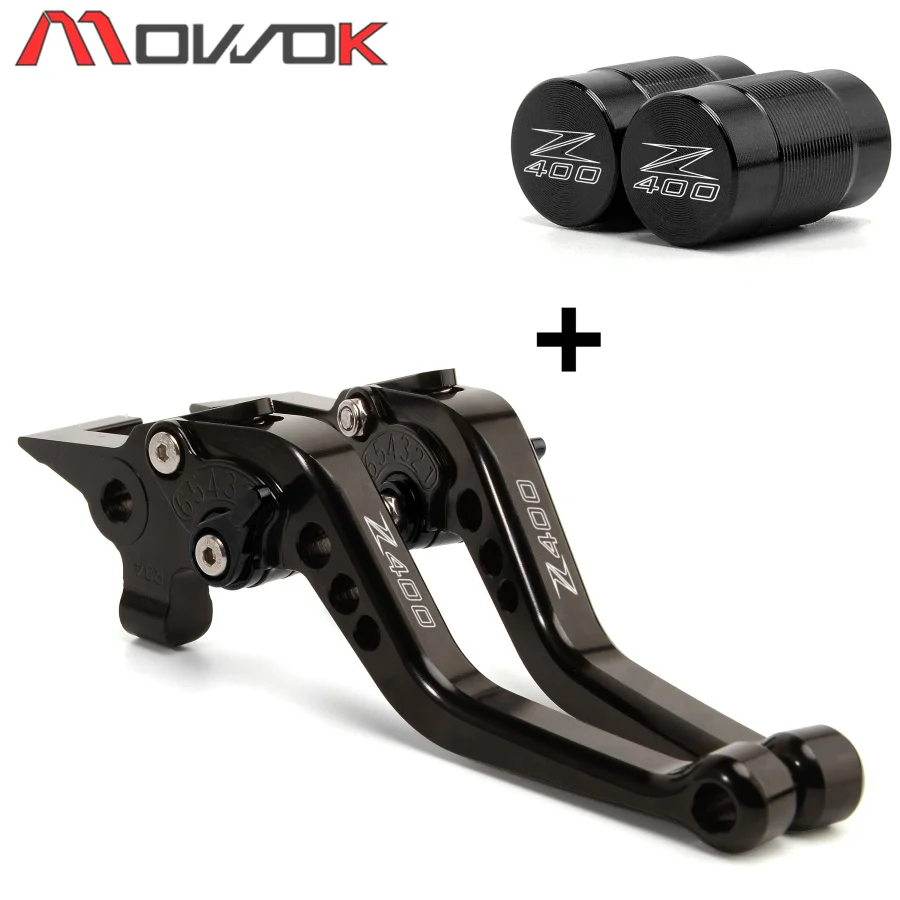 Колпачки для клапанов и мотоциклов, короткий тормозной рычаг сцепления для KAWASAKI Z400 NINJA 400