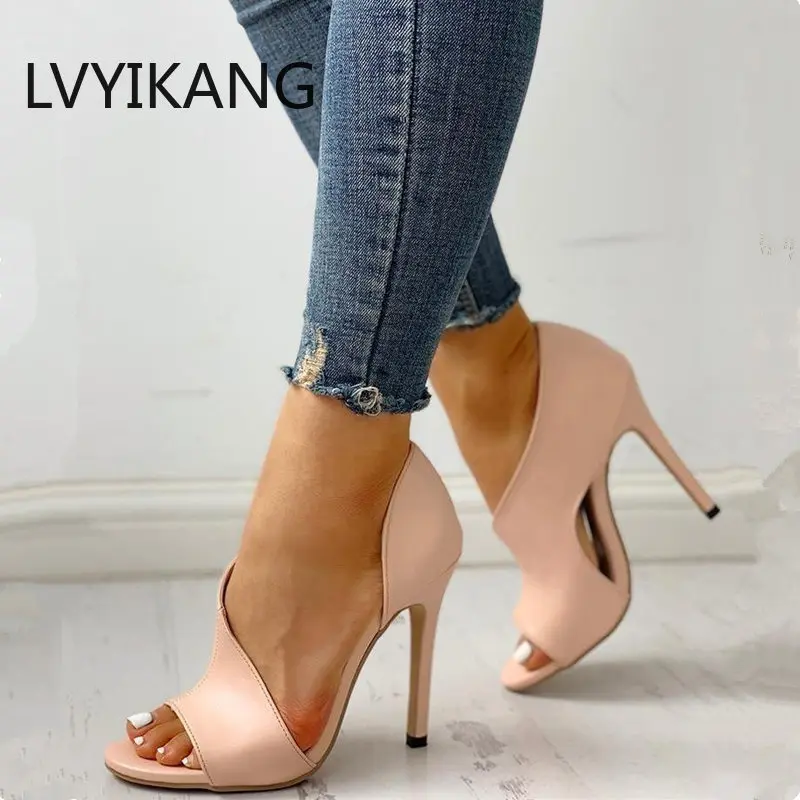 

HOT Women Pumps New Shoes Sexy High Heels Ladies Party Stiletto & Enlargers Female Silver Wedding Snake Print Heels Zapatos
