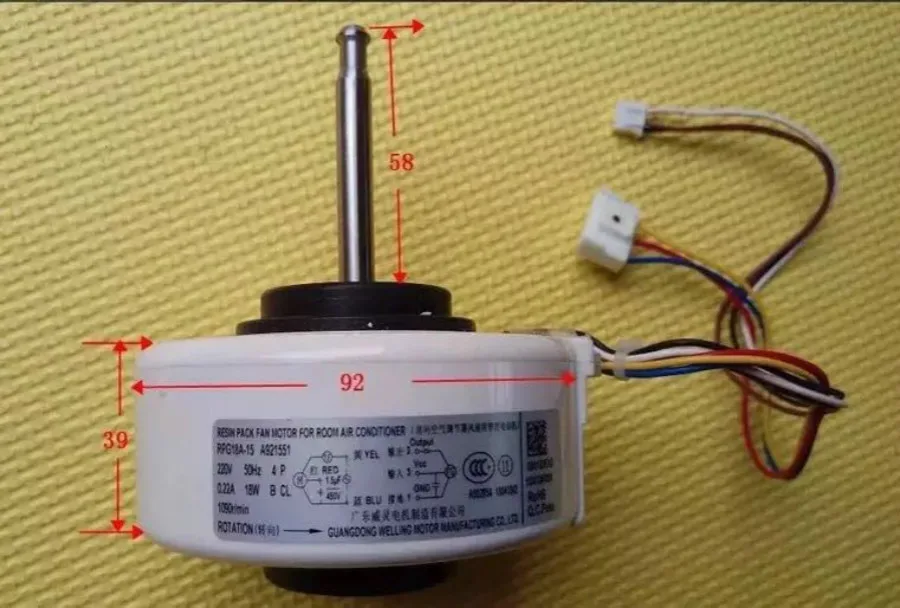 Brand New Original 18w Indoor Motor Rpg18a 15 Inner Fan Motor A921551 For Panasonic Air Conditioner Motor Driver Aliexpress
