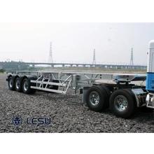 1/14 LESU 40 ''металлический прицеп для Радиоуправляемый тягач Tamiya Truck
