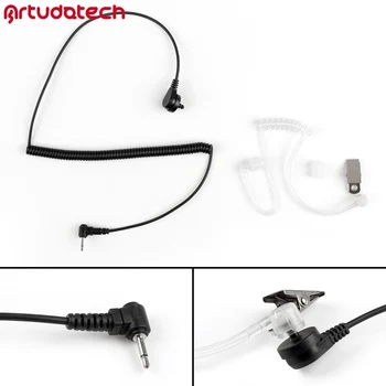 

Artudatech 1Pcs 2.5mm Listen Only Curve Covert Acoustic Tube Headset For Motorola T6200 Radio