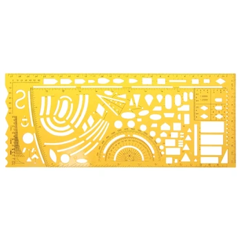 

1 Pc K Resin Flow Chart Symbol Drafting Template Ruler Stencil Measuring Tool Student