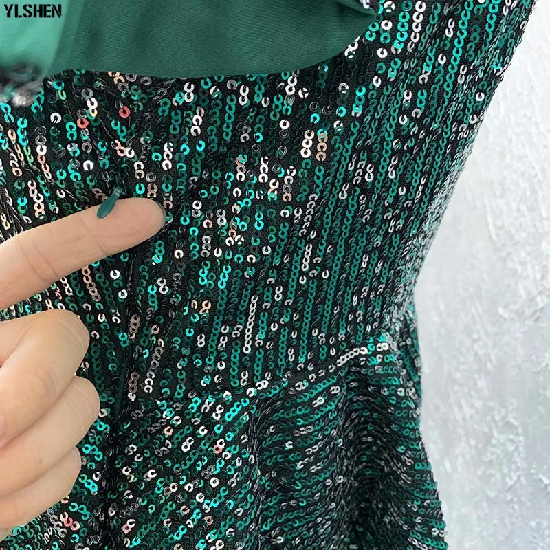 New African Dresses for Women Dashiki Super Elastic Sequins Long Africa Dress African Clothes Robe Africaine Vetement Femme 2019 10