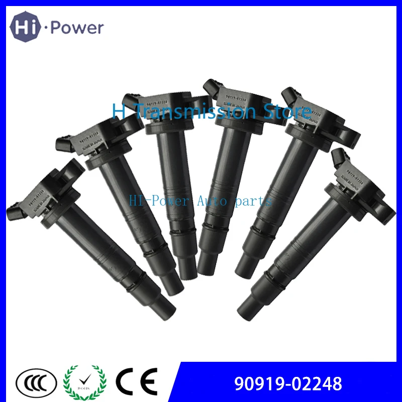 Najtaniej Cewka zapłonowa 90919 02248 90919 02247 dla Corolla XRS Sedan 4 drzwi 2.4L Tacoma 4.0 4Runner 4.0 V6 2009 Camry 2.4 L4 2AZFE