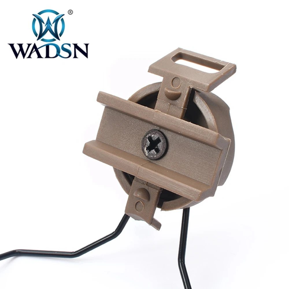 WADSN Softair ARC шлемы рельсовый адаптер Набор для Sordin гарнитуры страйкбол рельсы разъем комплект WZ180 тактические аксессуары для наушников