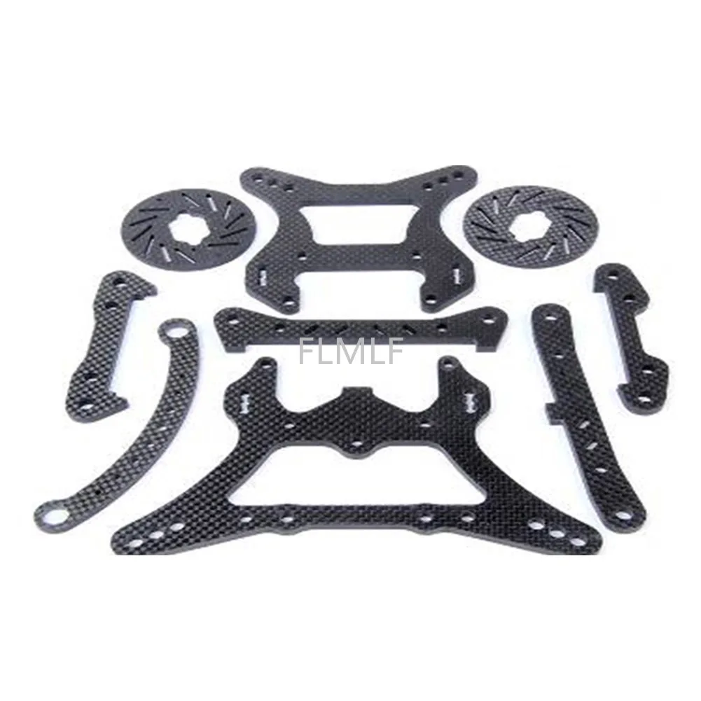 Передняя и задняя Нижняя подвеска 5 мм из углеродного волокна кронштейн