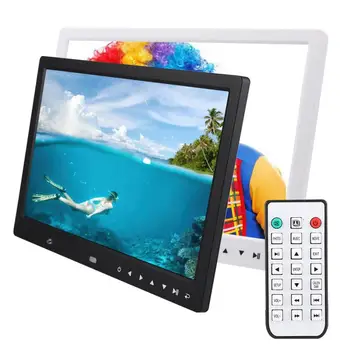 

12" HD Multi-function Motion Detection Digital Photo Frame Electric Album Movie Music Player with Remote Controller Wedding Gift