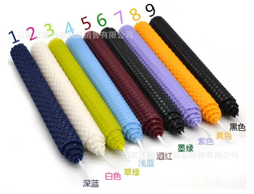 20x20cm Bee wax tablets Children's handmade candle honeycomb sheet ins Korean hand roll wax sheet diy candle material smokeless