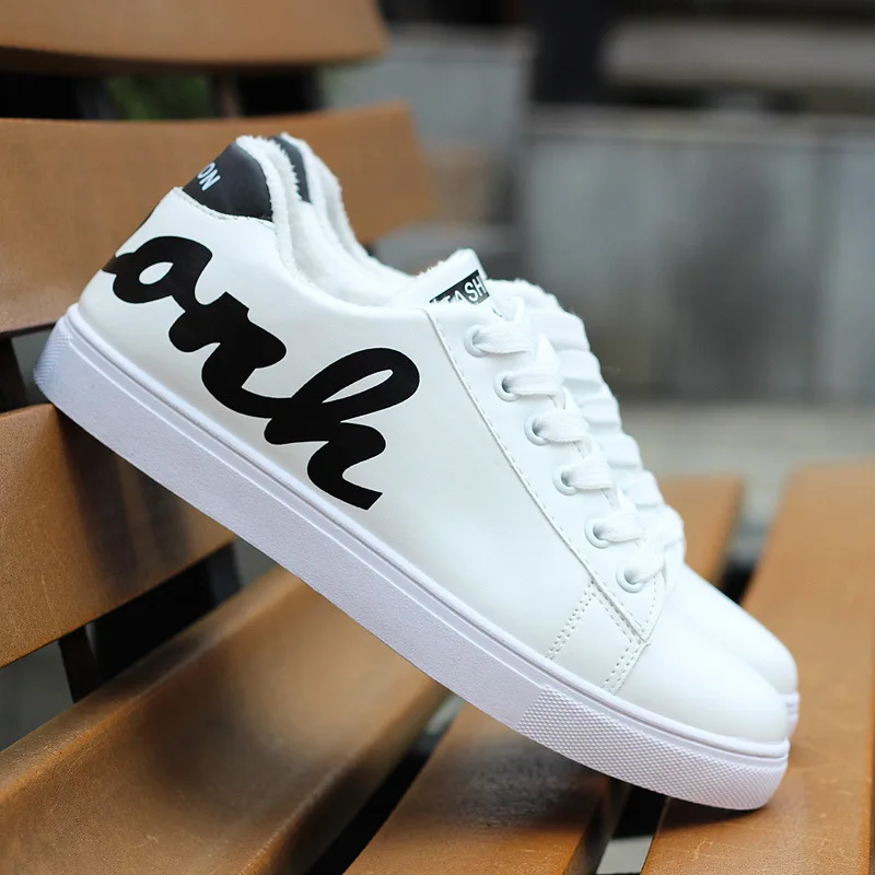 Fashion Sneakers Men Casual Lace-up Winter Warm Ankle Shoes with Fur Outdoor Non-slip Snow Boots Masculina Bota sde Fashion Sneakers Men Casual Lace-up Winter Warm Ankle Shoes with Fur Outdoor Non-slip Snow Boots Masculina Bota sde