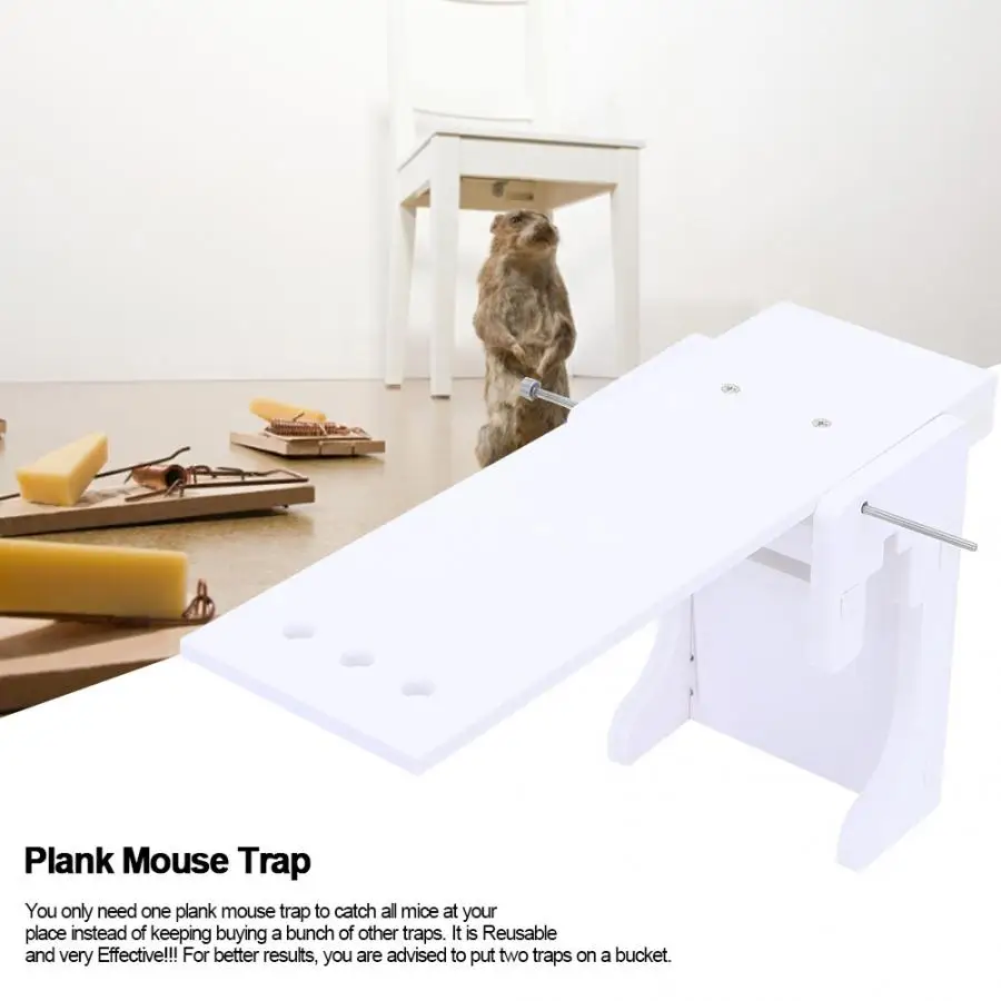 Mouse Catcher Trap Home Garden DIY Pest Controller Rat Trap Quick Kill Seesaw Mouse Catcher Bait Home Rat Traps Mouse Pest Mice Traps Mice Killer