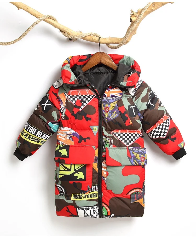 До-30 градусов, г. Детская зимняя хлопковая куртка-пуховик парка для маленьких девочек детская теплая верхняя одежда пальто с капюшоном зимний комбинезон, пальто, одежда для мальчиков