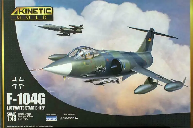 

KINETIC K48083 1/48 Scale Model Kit F-104G Luftwaffe Fighter