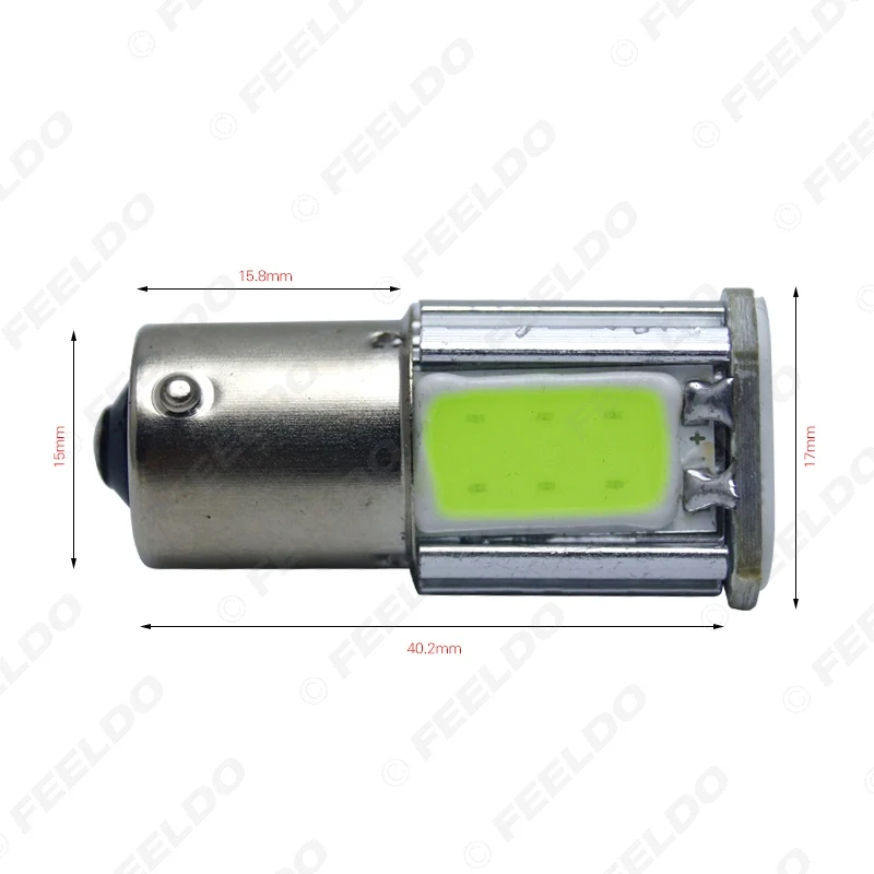 LEEWA 50X автомобиля 1156 BA15S 4-сторонними 42SMD Авто 42 светодиодный Лампа сигнала поворота сигнальный светодиод светодиодный шарик 7-Цвет# CA5318