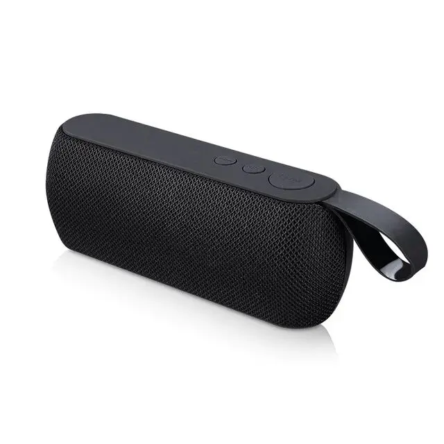 Черный Портативный Bluetooth динамик беспроводной громкий динамик мини звуковая система 3D стерео Колонка наружная Бумбокс динамик коробка поддержка TF FM Aux - Цвет: Черный