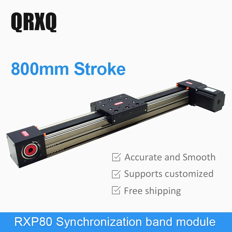 Linear slide module electric slide CNC cross table precision multi axis guide rail 800mm