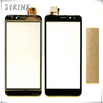 

Syrinx With Sticker Mobile Phone Touch Screen Digitizer Panel Glass for Fly Life Compact Touchscreen Sensor Front Glass