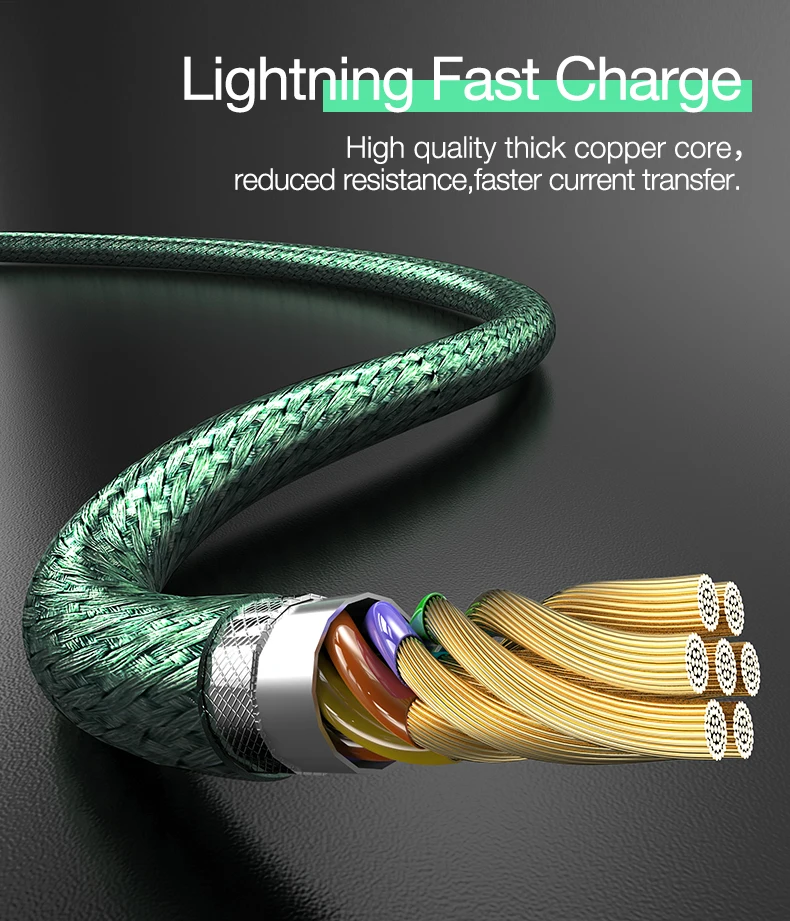 Новейший Магнитный USB кабель для iphone samsung Xiaomi Плетеный USB кабель QC3.0 зарядное устройство для iphone Micro type C 120 см