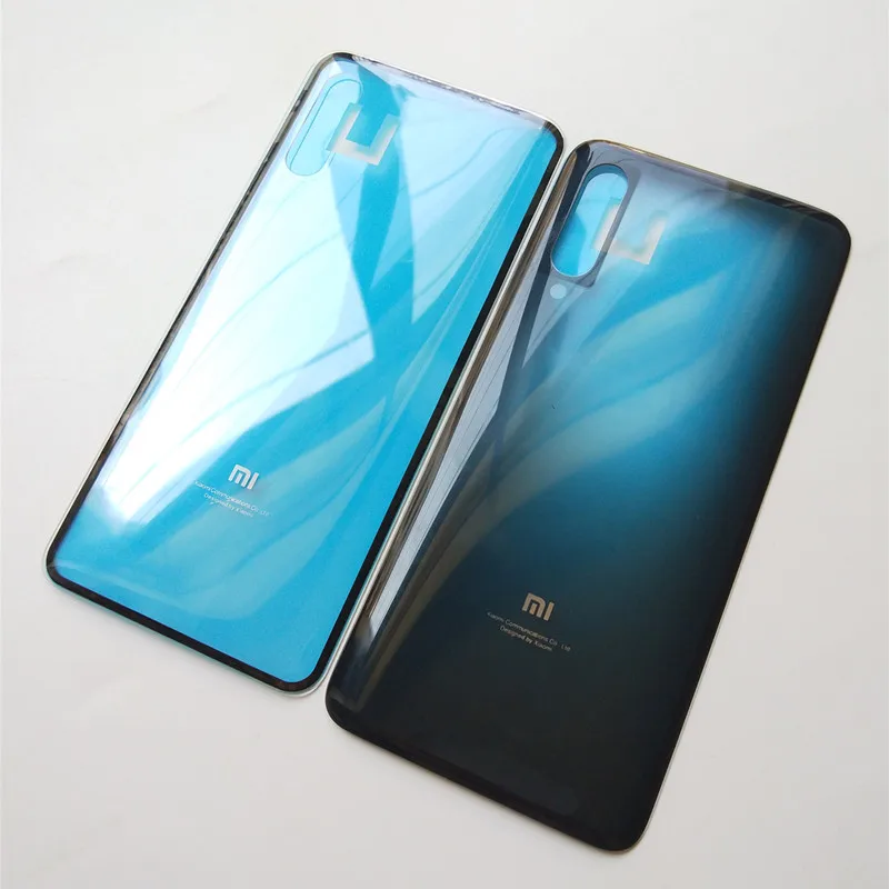 photo phone frame For Mi 9 Original 3D Glass Rear Housing Cover For Xiaomi Mi9 Back Door Replacement Hard Battery Case For Xiao mi 9 & logo metal frame phones