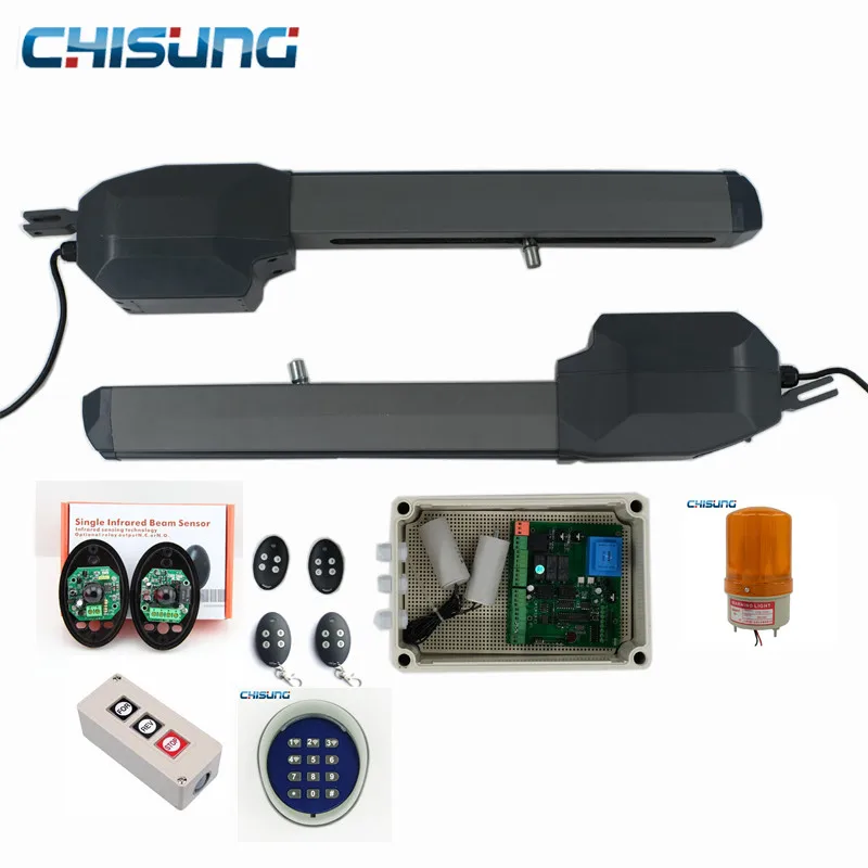 US $253.80 CSSGO06 Ac 220110V Big Motor 500kg Each Motor Electric Double Swing Gate Opener Actuator Gate Opener For Heavy Duty Home Gate