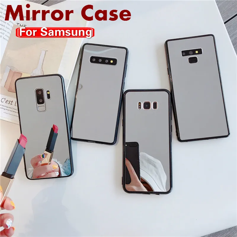 Чехол с зеркальной поверхностью для samsung A70 A50 A40 A30 A20 Роскошный чехол для телефона для Galaxy J4 J6 J8 A6 A8 плюс S8 S9 S10 плюс S10e задняя крышка