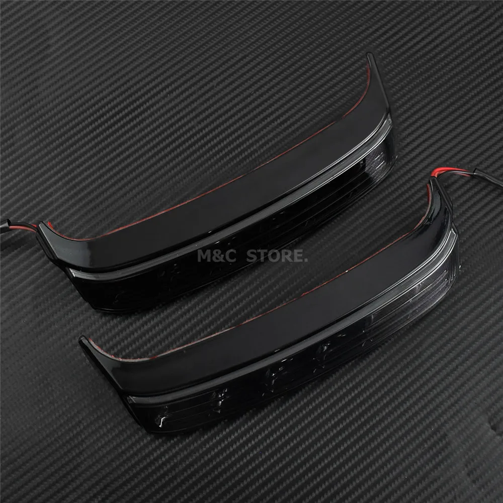 Saddlebag Housing Tail Run Brake Turn Light Lamp LED Lens&Brake Tail Light For Harley Touring Road King Electra Road Glide