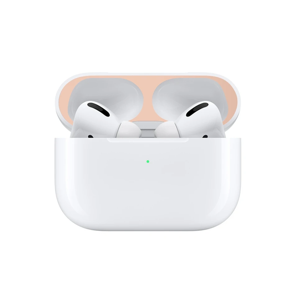 Металлическая крышка для Airpods Pro защита от пыли наклейка для Apple Air Pods 3 Чехол Защита от пыли Защитная наклейка защита кожи Аксессуары