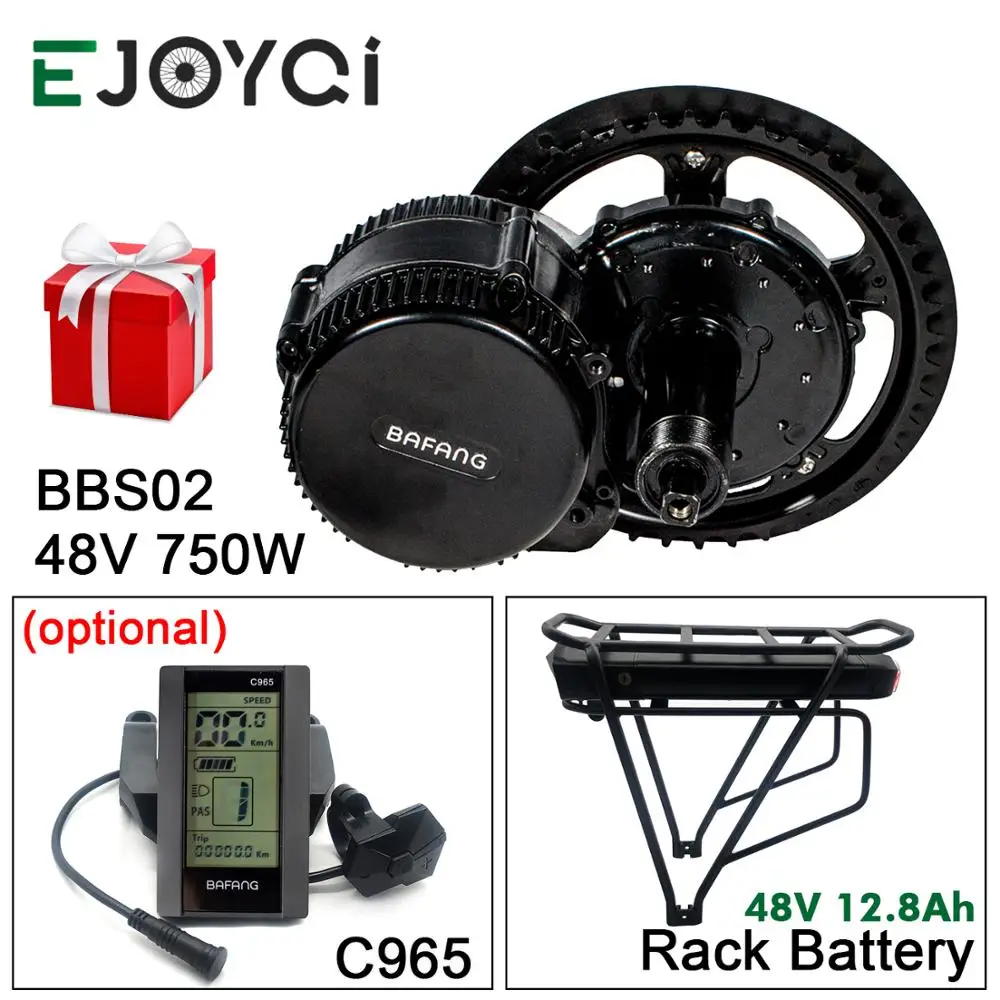Bafang 8FUN 48V 750W BBS02B MMG320 12.8Ah стеллаж для выставки товаров Батарея Шестерни Сенсор 850C SW102 Mid Мотор привода, фара для электровелосипеда в Conversion Kit с с... Bafang 8FUN 48V 750W BBS02B MMG320 12.8Ah стеллаж для выставки товаров Батарея Шестерни Сенсор 850C SW102 Mid Мотор привода, фара для электровелосипеда в Conversion Kit с с...