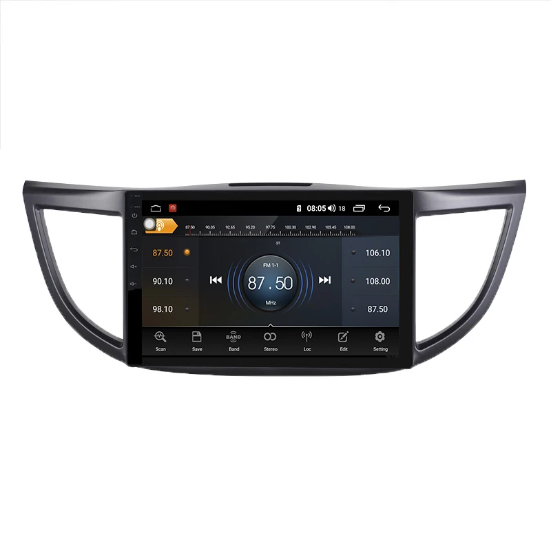 Ouchuangbo car audio gps radio for CRV CR-V 2012-2016 android 9.0 OS 4GB+64GB octa 8 core support 4G internet BT swc spainsh | Автомобили