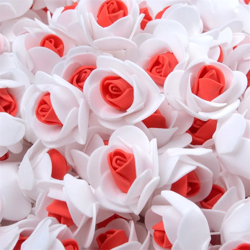 Art N Craft Foam Flower Rose Heads All Colour, 3 cm 500 Pcs Party Decor Uk
