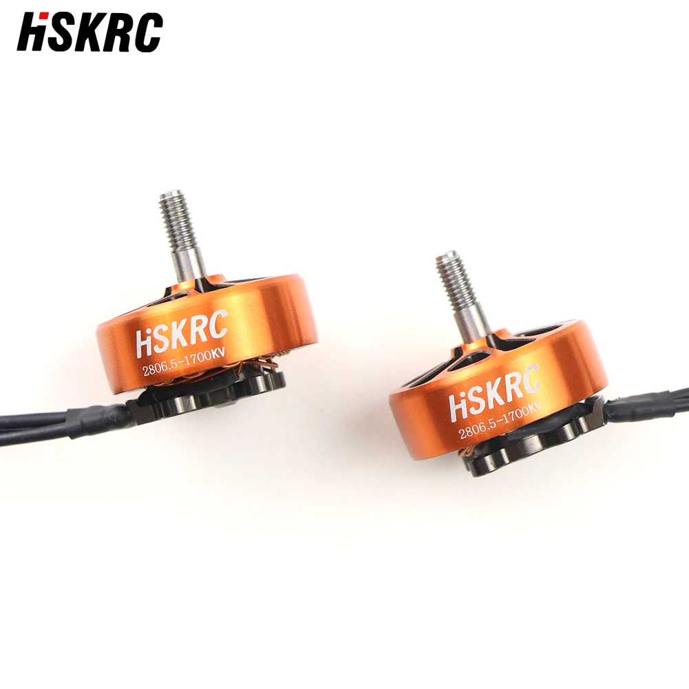 

4PCS HSKRC 2806.5 1700KV 3-6S Brushless Motor for RC FPV Racing Freestyle 6inch 7inch Long Range Cinelifter Drones DIY Parts