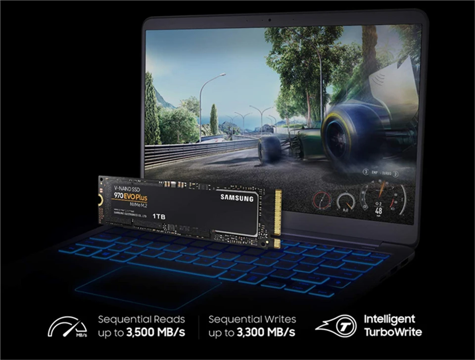 Samsung 970 EVO Plus 250 ГБ 500 ГБ 1 ТБ M.2 SSD NVMe M.2 2280 Внутренний твердотельный жесткий диск SSD PCIe 3,0x4, NVMe 1,3 SSD