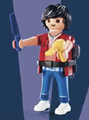 S16 7,5 см Высокое качество оригинальной Playmobil Слепой Мешок для девочек и мальчиков Полли Карманный строительный блок - Цвет: Светло-серый