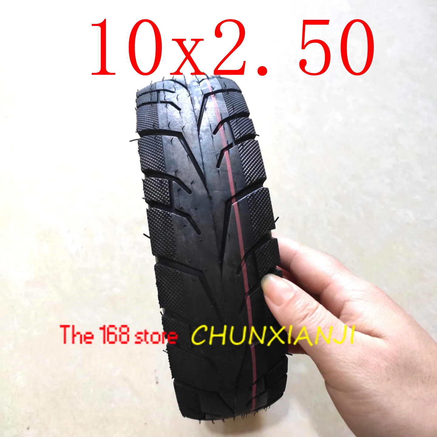 Высокое качество 10 дюймов бескамерная шина 10x2.50 вакуумная шина для электрического скутера баланс привода шины велосипеда 10*2,5 шины