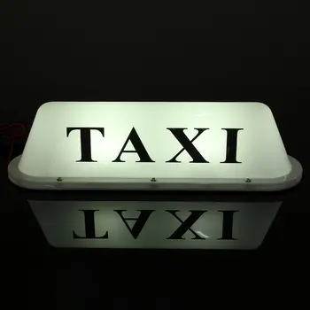 

Universal 12V Car Truck Taxi Cab Sign Roof Dome LED Light Lamp Shell Magnetic Base with Cigarette Lighter Socket