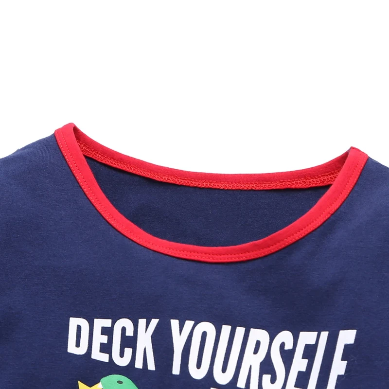 Осенний Рождественский комплект рождественской одежды для маленьких мальчиков и девочек, комплект одежды из топа и штанов для маленьких мальчиков и девочек
