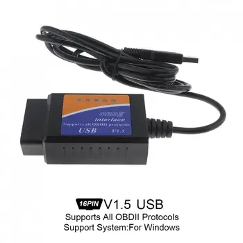 

ELM327 V1.5 Super Mini USB Scanner Wireless Auto Interface Code Readers Car Diagnostic Scan Tool 327 OBD2 OBDII Protocols