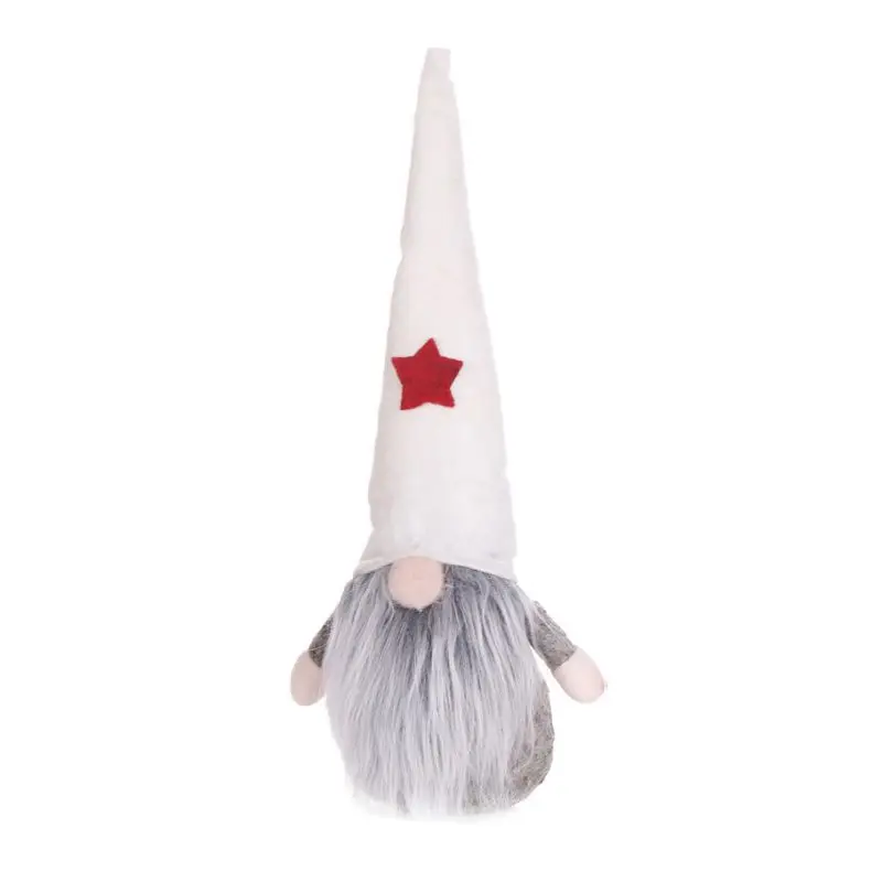 AS0756C Плюшевая кукла Санта-гном, Рождественский Настольный орнамент, Рождественский домашний бар, украшение магазина, Рождественский скандинавский эльф, статуэтка, праздничный подарок - Цвет: AS0756C