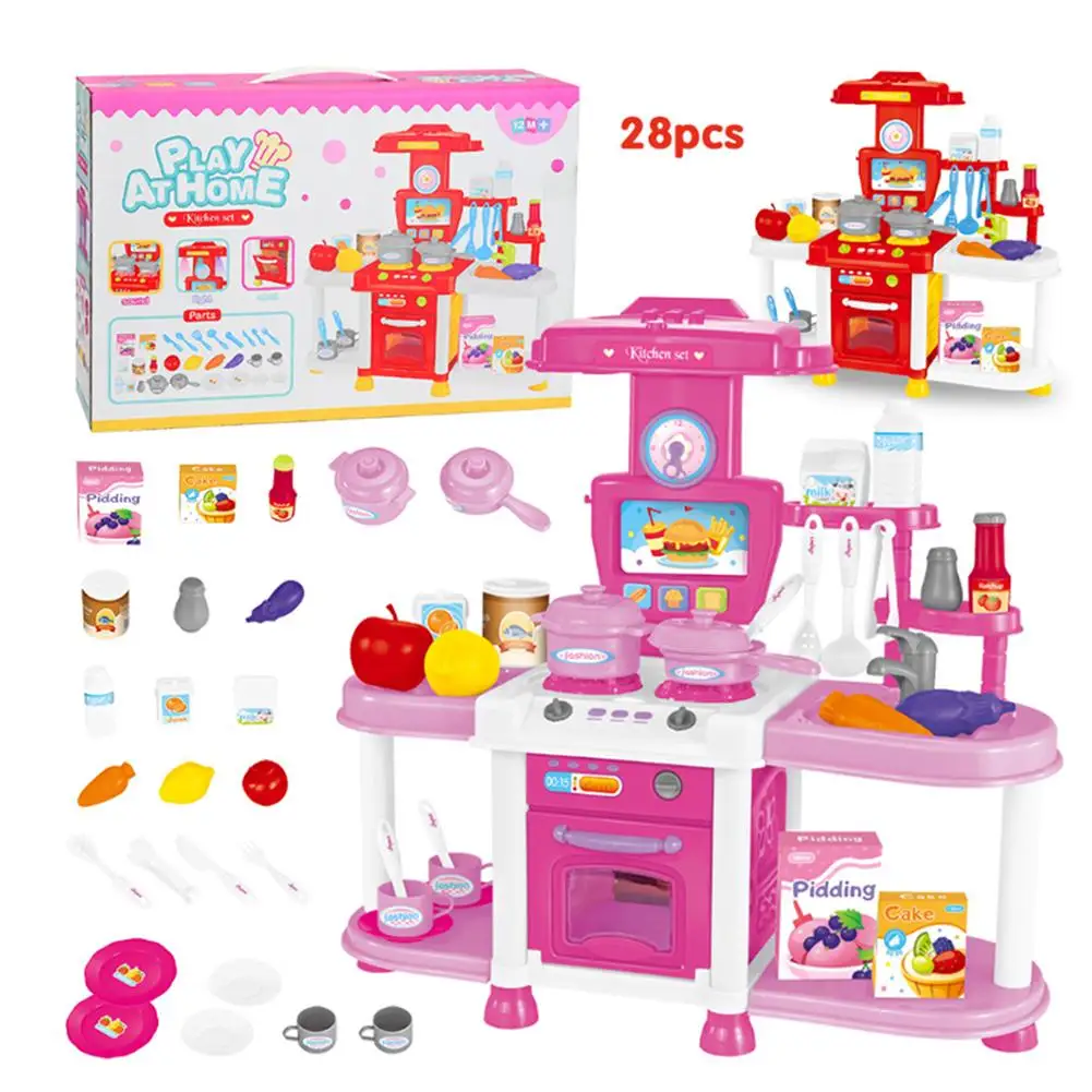 Детский игровой дом девушка ролевые игры наборы посуды игрушки игрушечные кухонные принадлежности миниатюрные Кухонные Игрушки для рождественские подарки для детей