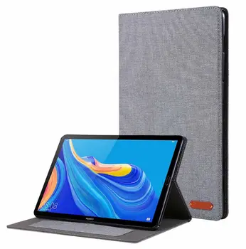 

For Huawei MediaPad M6 10.8 2019 Ultra Slim Magnetic Flip Stand PU Leather Tablet Funda Smart Cover for M6 10.8 Case +film