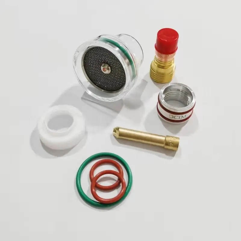 Tig Nozzle 16# Pyrex Cup Welding Nozzle Kit For WP9/20 WP17 18 & 26 welding torch plasma cutter electrodes nozzles ceramic nozzle cups