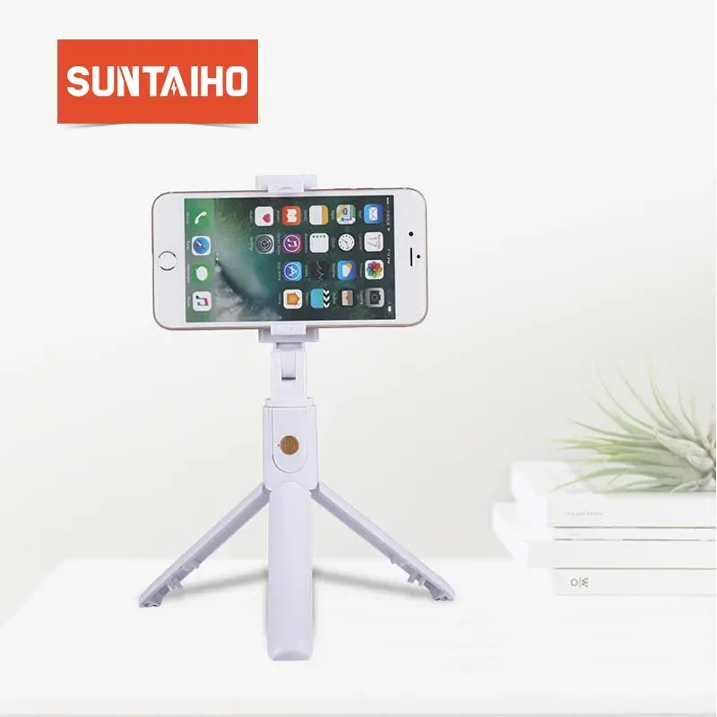Беспроводная Bluetooth селфи палка для iphone/huawei/Xiaomi 3 в 1 складной ручной монопод затвора дистанционного Выдвижной Штатив