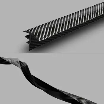 

1.6m Car Dashboard Edges Sealing Strip Universal Carbon Strips Leakproof Noise Fiber Dustproof Interior Sealing Insulation Q9I0