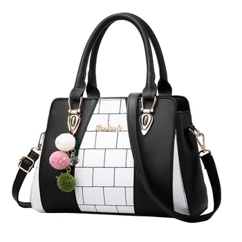 

Fashion Ladies Single Shoulder Bag PU Leather Messenger Bag Handbag Large Capacity Bags Spring And Summer Popular Wild Bag 1227