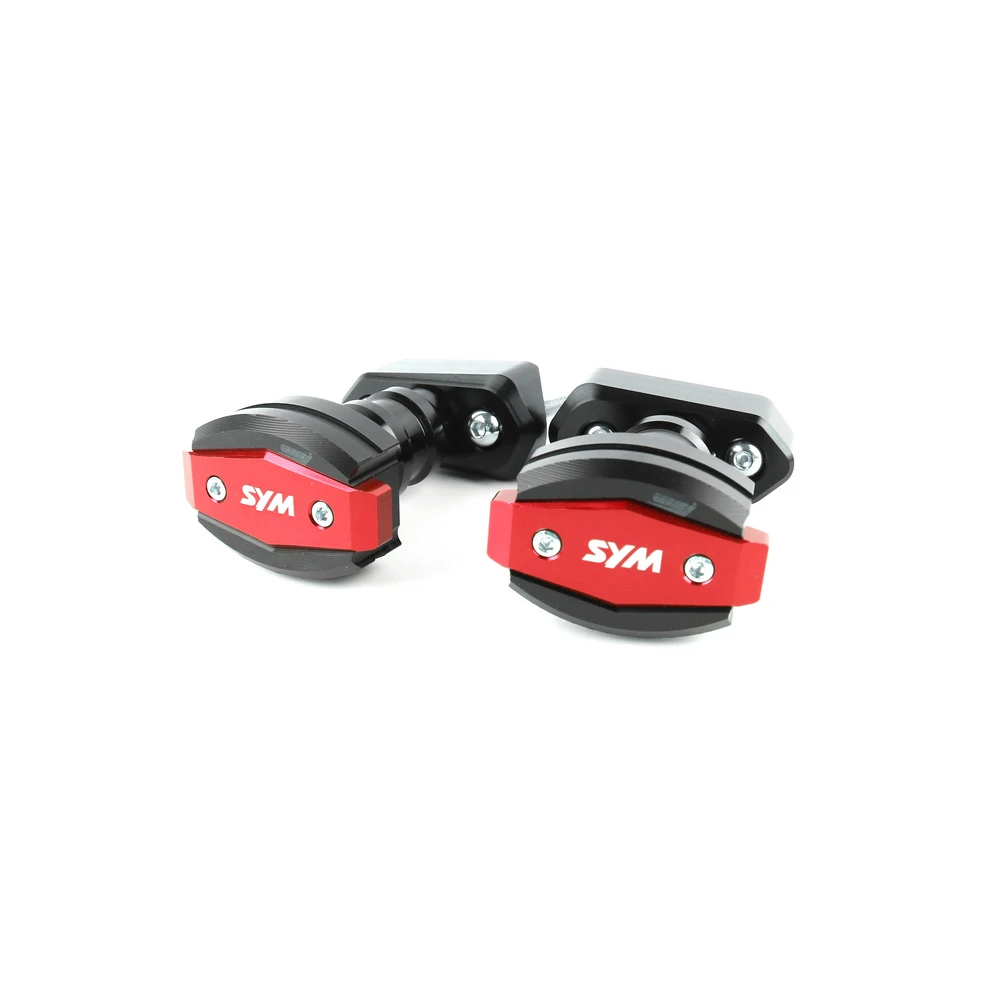 Рамка Ползунки анти Краш колодки протектор для SYM SB300 SB 300 - Цвет: Red