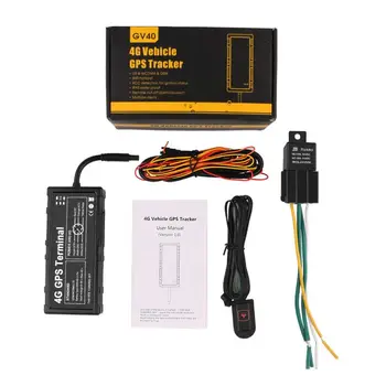 

4G LTE GPS Car Tracker GV40 GPS Tracking Device For Vehicle Realtime Locator WIFI Hotspot Waterproof Cut Off Oil With APP Web
