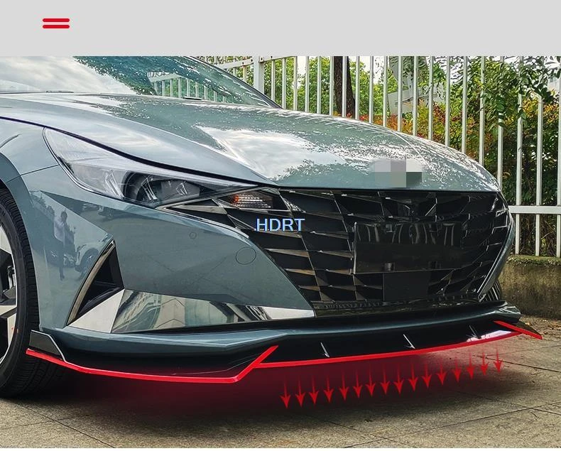 For Elantra Body Kit Spoiler 20212022 For Hyundai Elantra A ABS Rear
