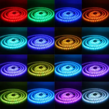 

LED Strip Light USB 5050SMD DC12V Flexible LED Lamp Tape Ribbon RGB 1M 2M 3M 4M 5M TV Desktop Screen BackLight